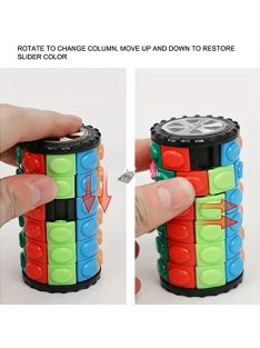 7 rétegű 3D hengeres puzzle
