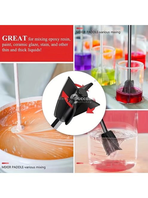 Műanyag festék keverő fúrófej csatlakozó