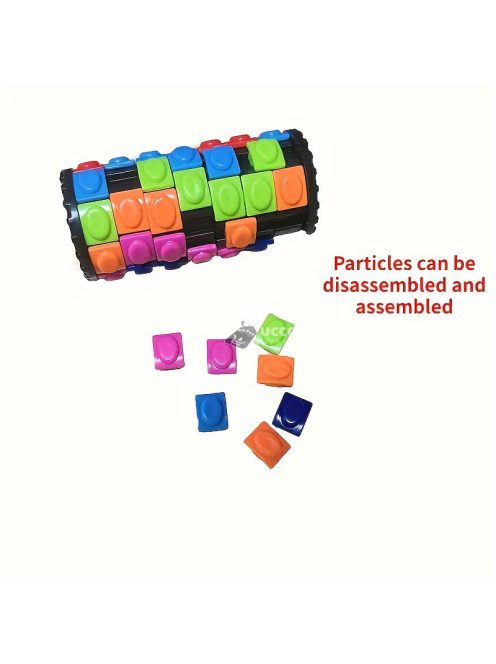 7 rétegű 3D hengeres puzzle
