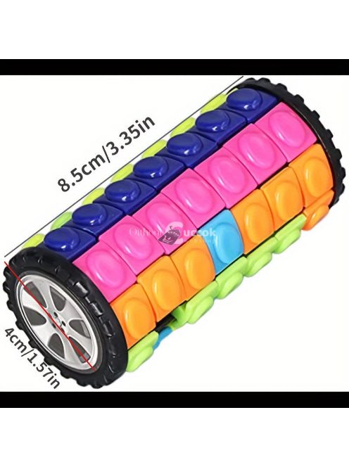 7 rétegű 3D hengeres puzzle