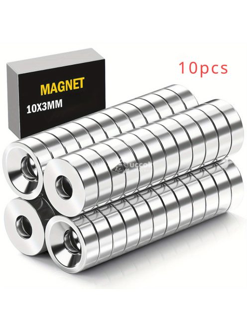 10 db neodímium korongmágnes