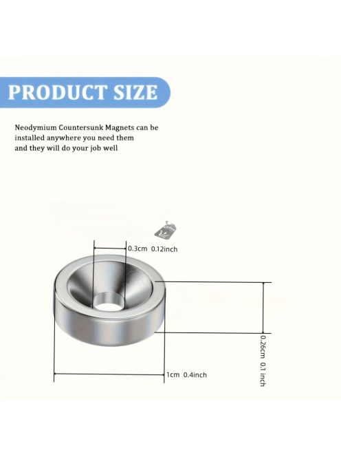 10 db neodímium korongmágnes