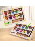 Fa Színválogató Labirintus és Számoló Puzzle
