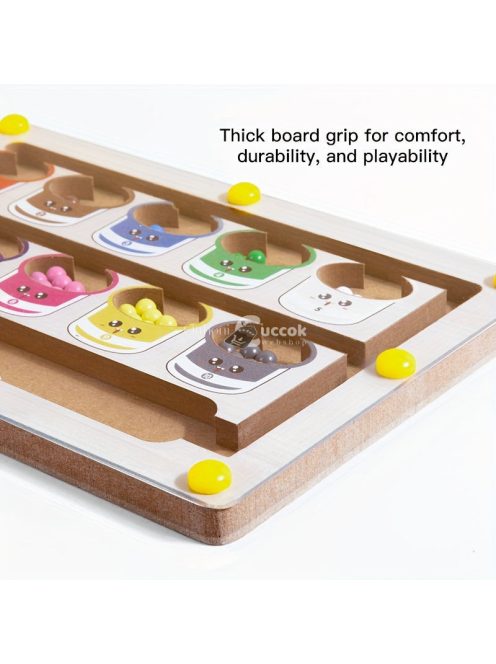 Fa Színválogató Labirintus és Számoló Puzzle