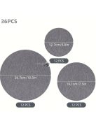 36 db-os kerek filc edényalátét és tányérelválasztó készlet