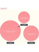 36 db-os kerek filc edényalátét és tányérelválasztó készlet