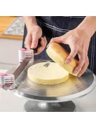 rozsdamentes acél torta szeletelő, vágó