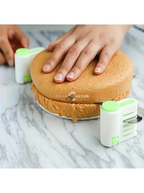 rozsdamentes acél torta szeletelő, vágó