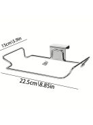 Rozsdamentes acél konyhai szemetes tartó