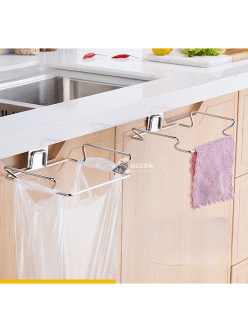 Rozsdamentes acél konyhai szemetes tartó