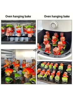 Rozsdamentes Acél Függőleges Nyárs Készlet