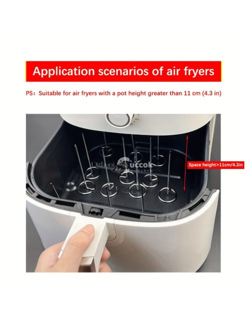 Rozsdamentes Acél Függőleges Nyárs Készlet