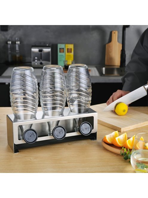 Rozsdamentes acél vizespalack szárítóállvány