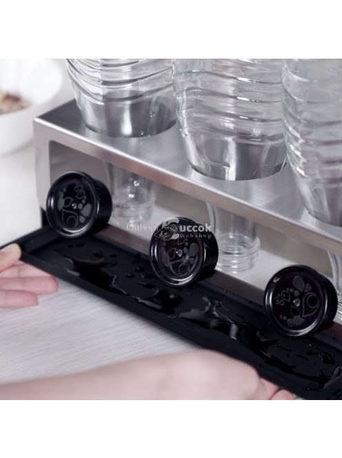 Rozsdamentes acél vizespalack szárítóállvány