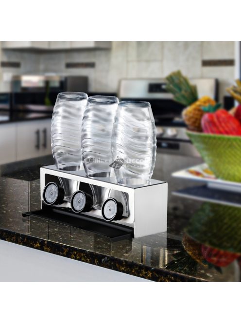 Rozsdamentes acél vizespalack szárítóállvány