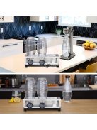 Rozsdamentes acél vizespalack szárítóállvány