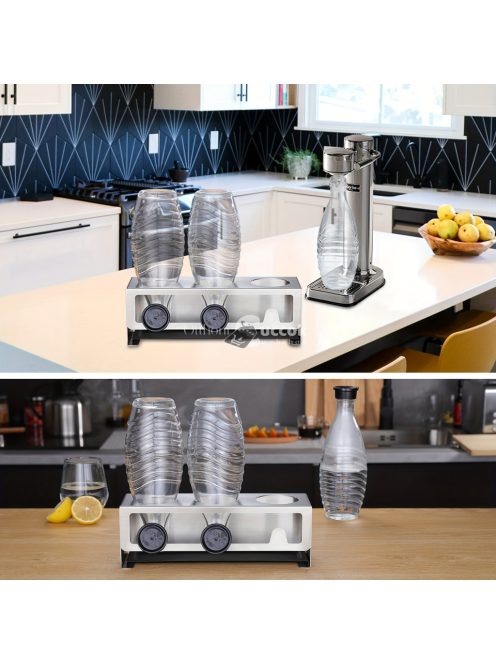 Rozsdamentes acél vizespalack szárítóállvány