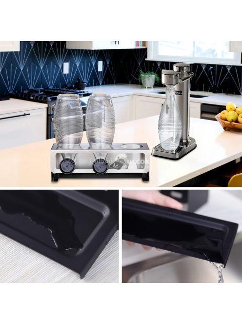 Rozsdamentes acél vizespalack szárítóállvány