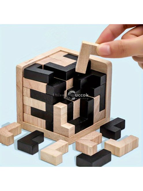 54 darabos stresszoldó puzzle és oktatójáték