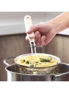 Prémium Rozsdamentes Acél Szűrő Fa Nyéllel