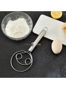 Rozsdamentes Acél Kézi Tésztakeverő és Tojásverő