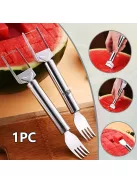 2-az-1-ben Rozsdamentes Acél Görögdinnye Szeletelő és Villa