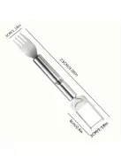 2-az-1-ben Rozsdamentes Acél Görögdinnye Szeletelő és Villa