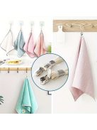 3db rozsdamentes fém fürdőszobai törölközőcsipesz húzóval