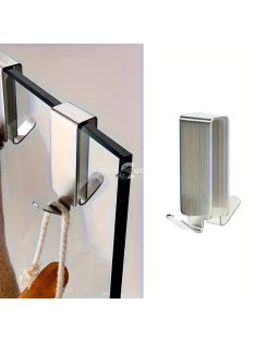 2db, prémium rozsdamentes acél fürdőszobai kampó