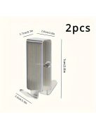 2db, prémium rozsdamentes acél fürdőszobai kampó