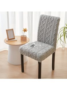   1db Tuffolt polár geometrikus mintás Strech étkezőszék huzat