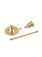 3 darab arany gyertyatartó