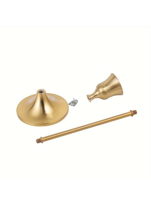 3 darab arany gyertyatartó