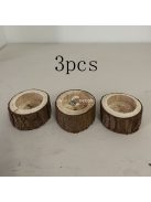 3 db fa teamécses tartó készlet