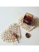 Kerek pamut fonott alátét