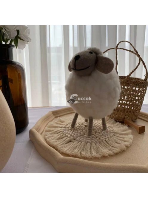 Kerek pamut fonott alátét