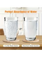 8 darabos Stílusos Szőtt Tányéralátét Készlet