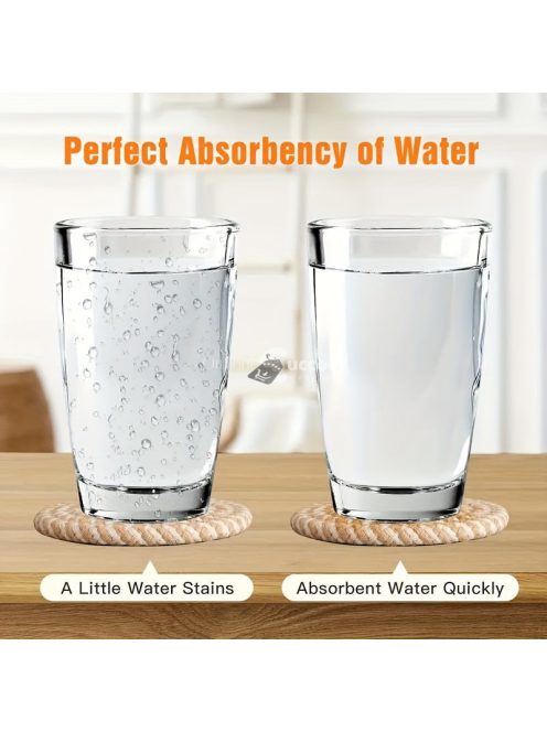 8 darabos Stílusos Szőtt Tányéralátét Készlet