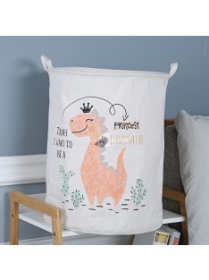   Extra Nagy Dínó mintás Összecsukható Vízálló Szennyeskosár