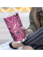 Ápolós rozsdamentes acél pohár