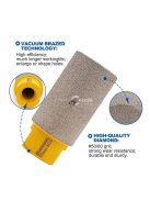 gyémánt fúrószerszám – furatkialakító, maró és csempeformázó porcelánhoz