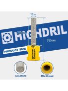 gyémánt fúrószerszám – furatkialakító, maró és csempeformázó porcelánhoz