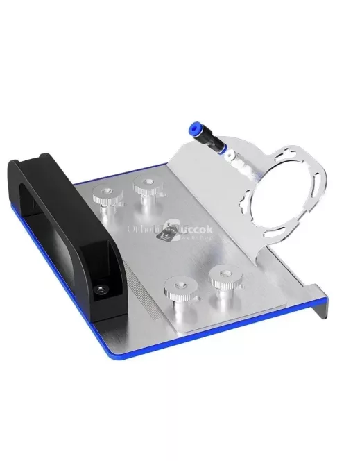 Sarokcsiszoló tartó és vágókonzol – 100-as típusú sarokcsiszolóhoz, 45 fokos csempeél-letörő, kerámia és kő megmunkálásához"