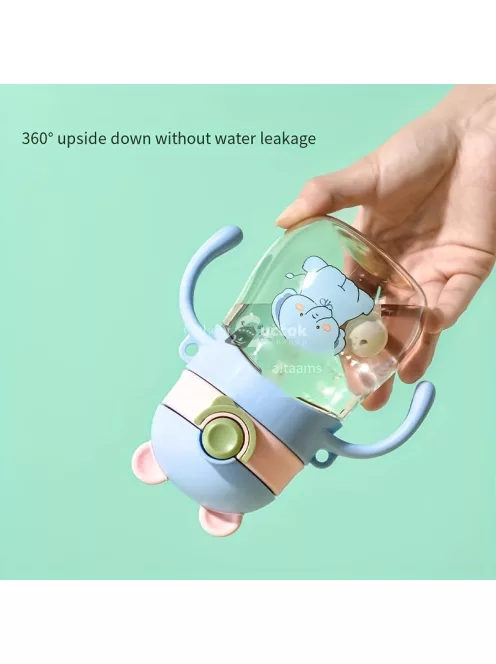 Aranyos Rajzfilm Vizespalack Szívószállal 300 ML