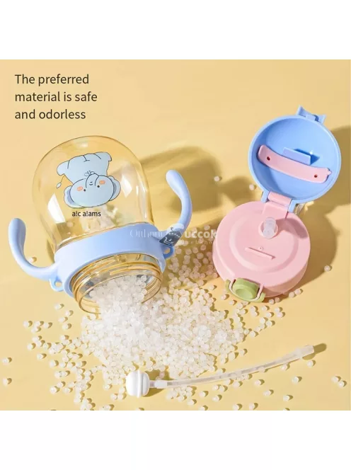 Aranyos Rajzfilm Vizespalack Szívószállal 300 ML