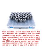 ER11-ER40 rugós patronkészlet – nagy pontosságú (0,005 mm), CNC maró- és gravírozógéphez