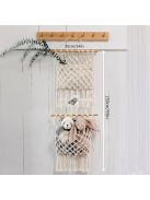 3-szintes függő szövött tárolótáska