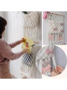 3-szintes függő szövött tárolótáska