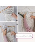 3-szintes függő szövött tárolótáska