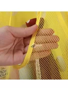 Nagy Kapacitású Béka és Kiskacsa Játék Tároló Táska Tapadókorongokkal